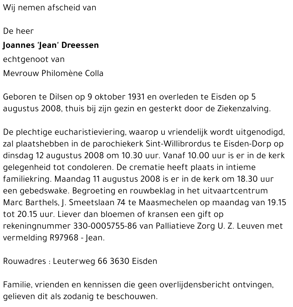 Joannes Jean Dreessen