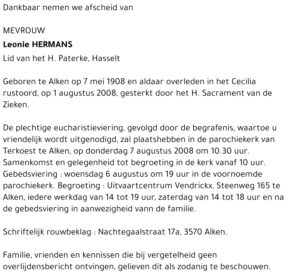 Leonie Hermans