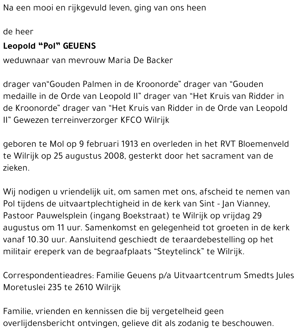 Leopold Geuens