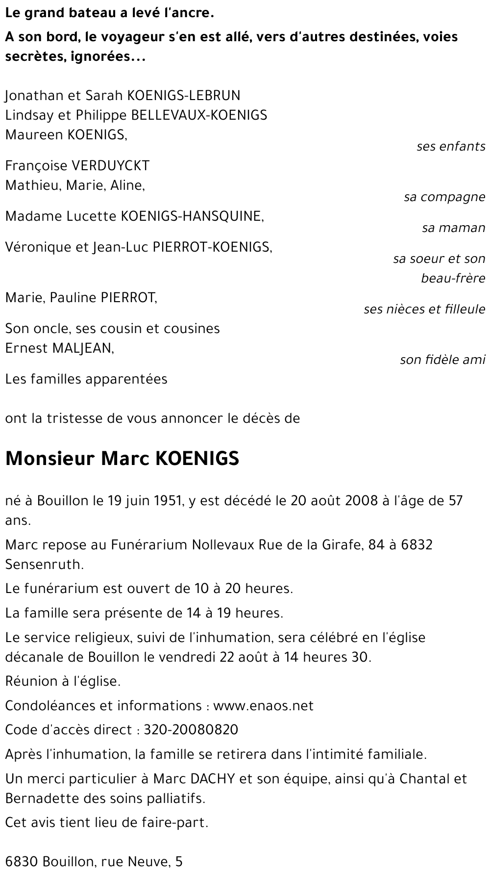 Marc KOENIGS
