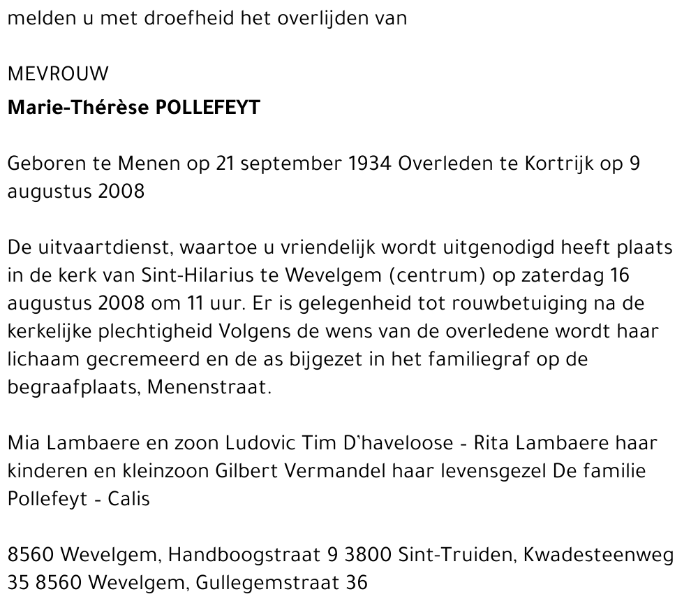 Marie-Therese Pollefeyt