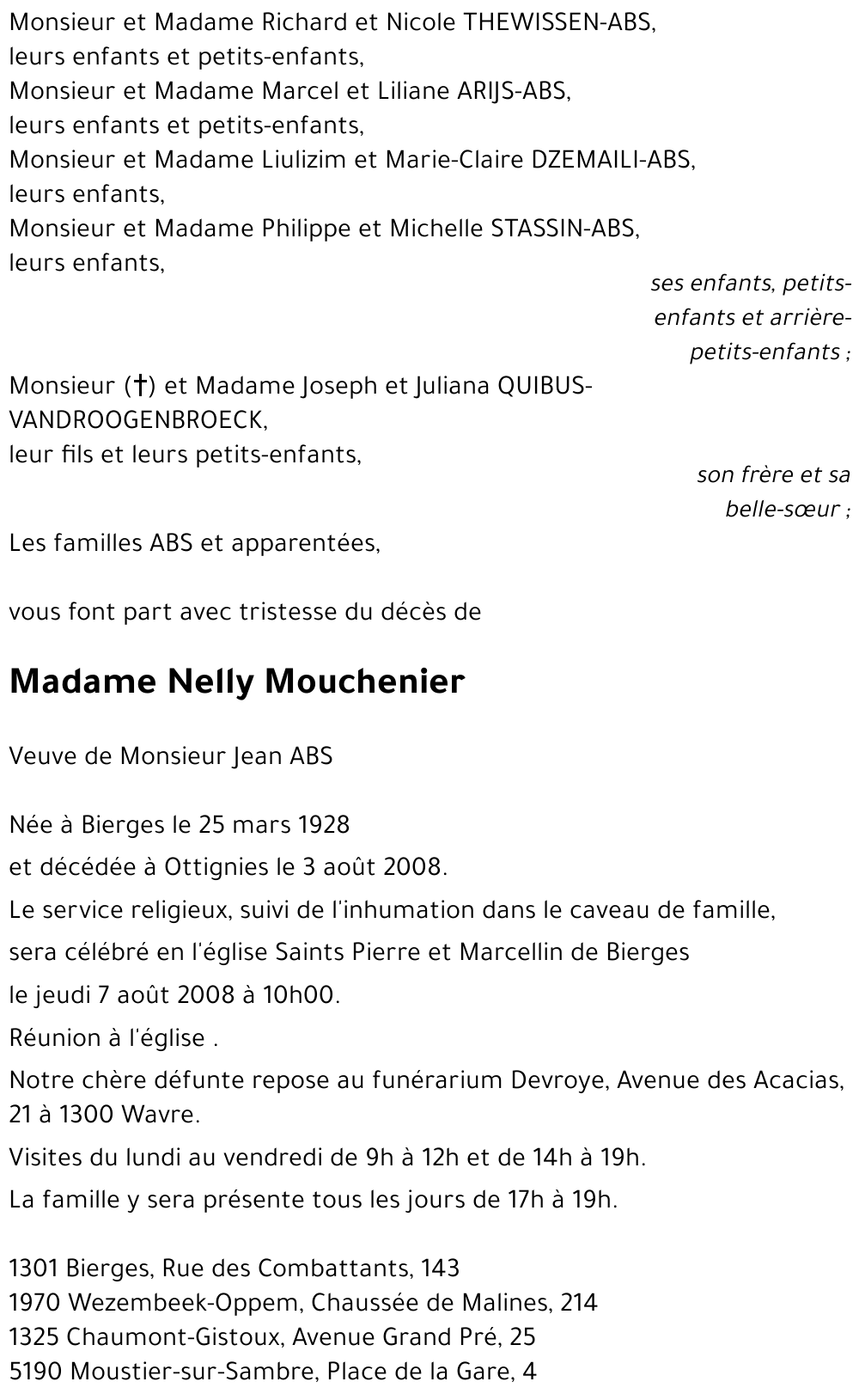 Nelly Mouchenier