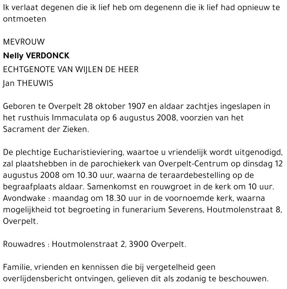 Nelly Verdonck
