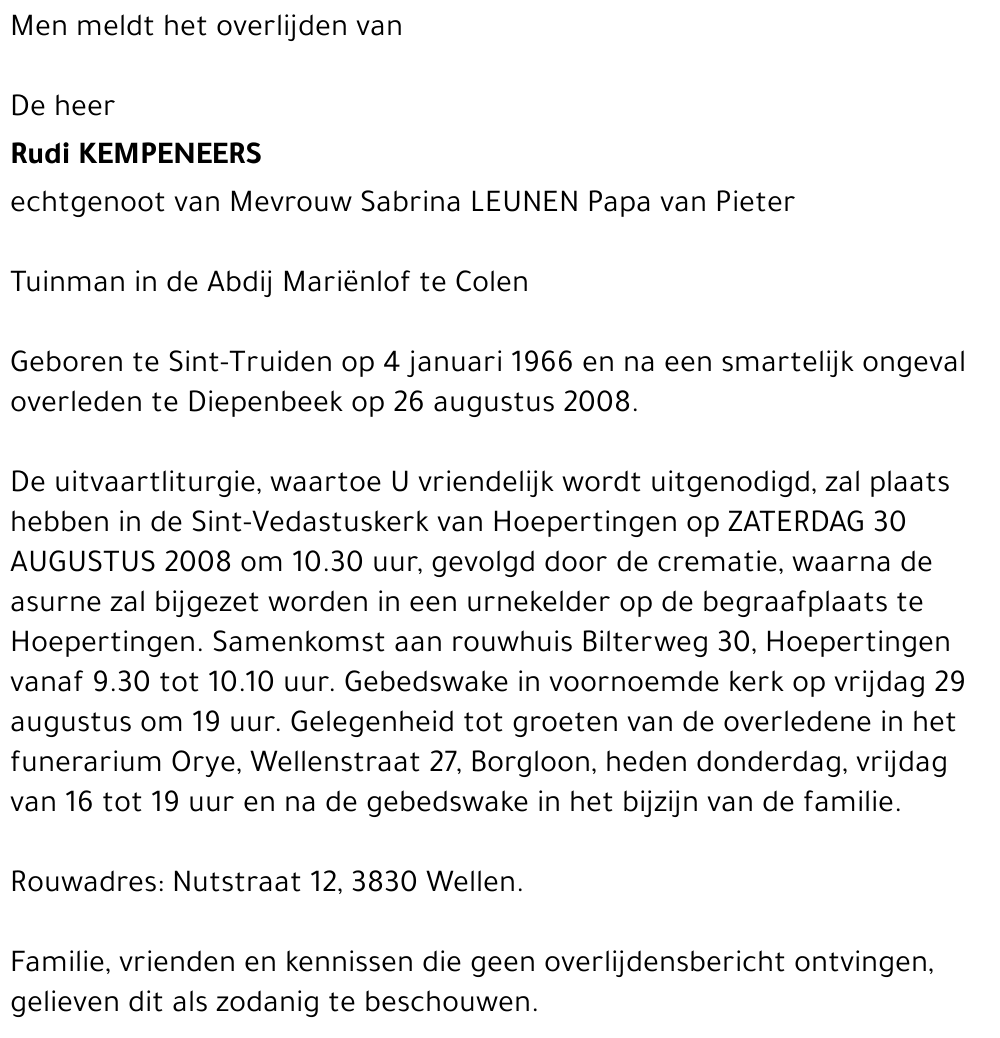 Rudi Kempeneers