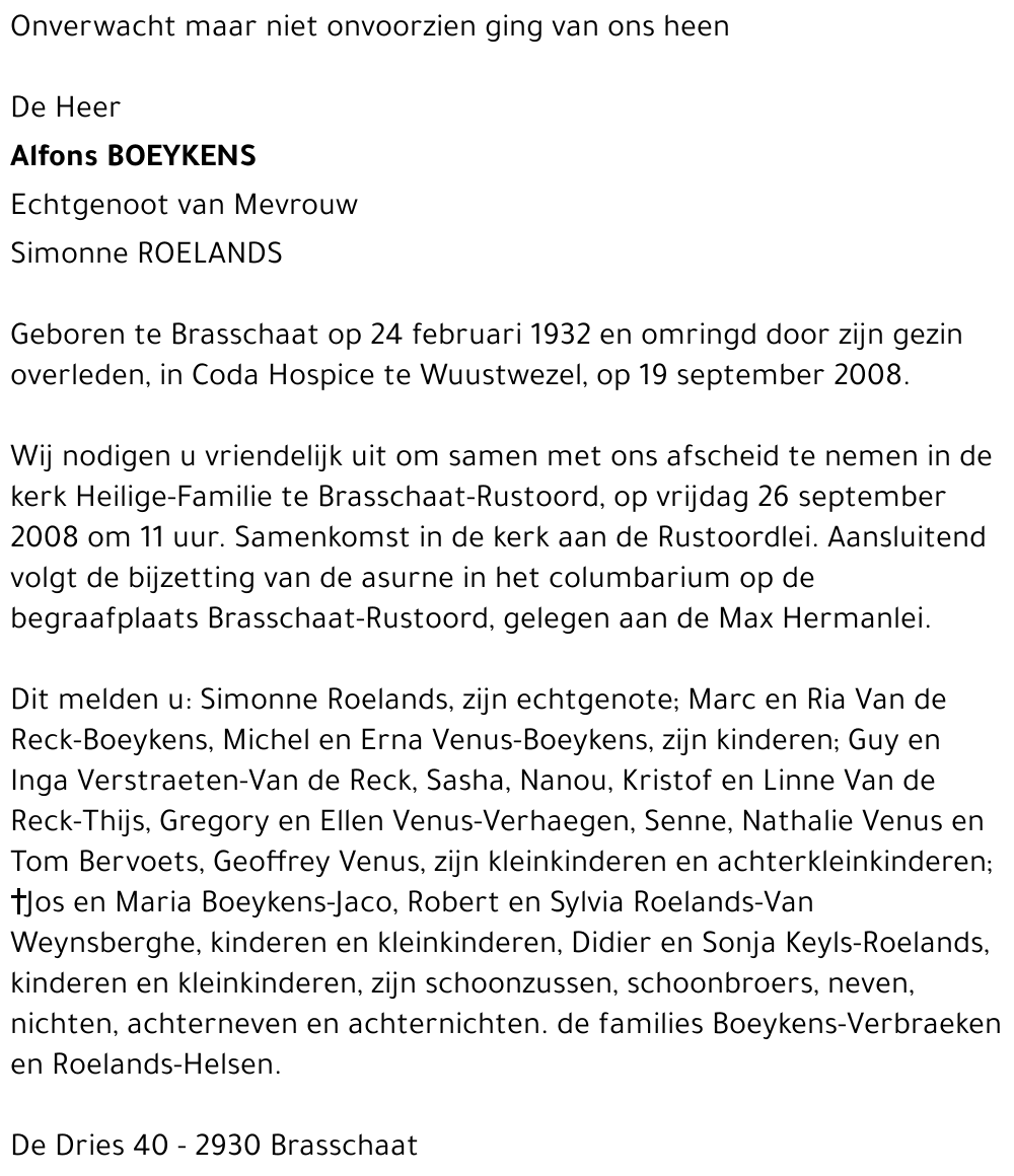 Alfons Boeykens