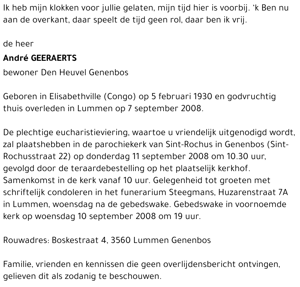 André Geeraerts
