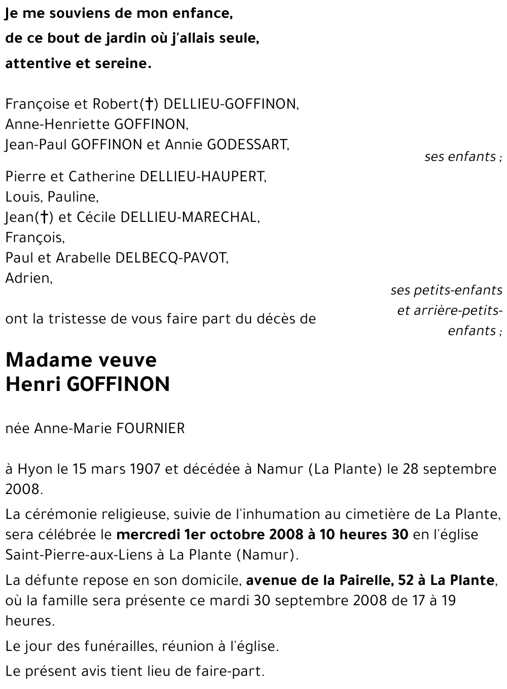 Anne-Marie FOURNIER