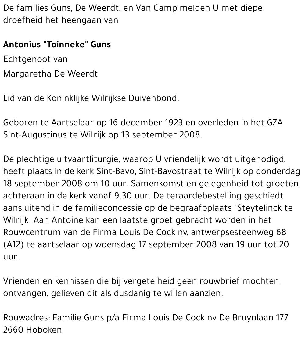 Antonius Guns