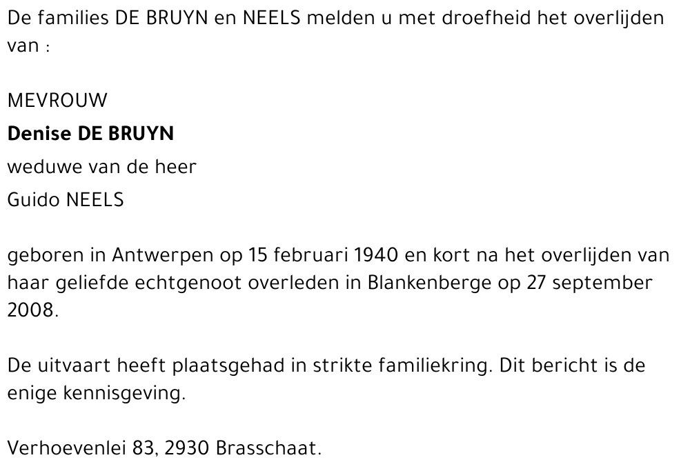 Denise De Bruyn