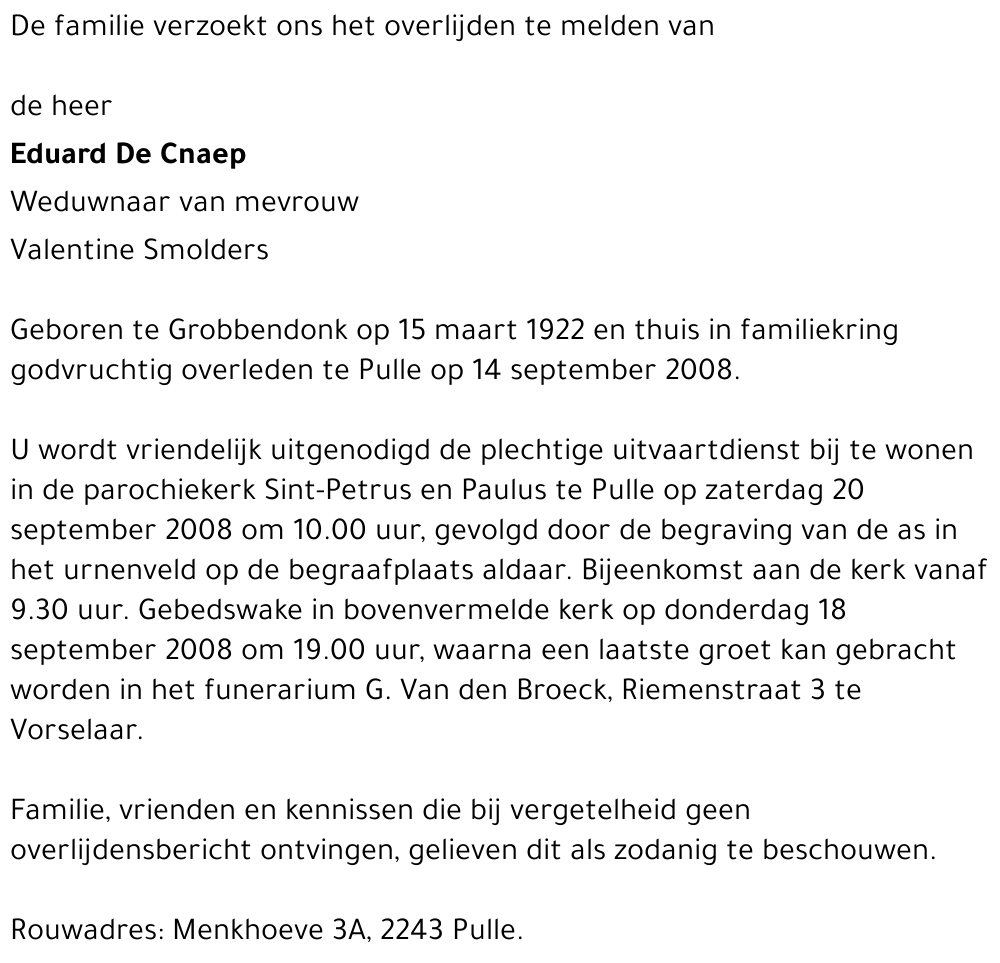 Eduard De Cnaep