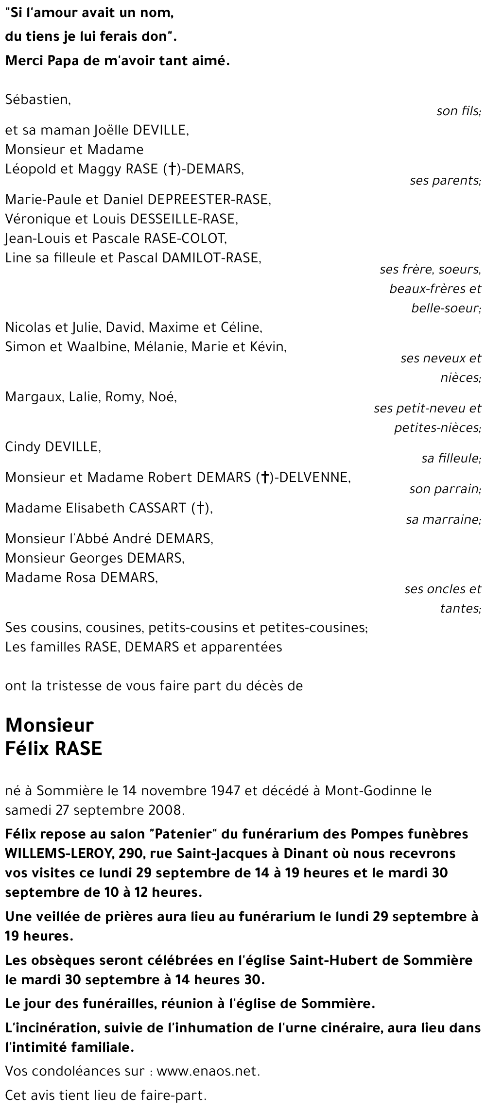 Félix RASE
