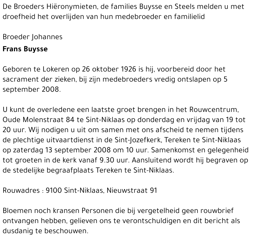 Frans Buysse