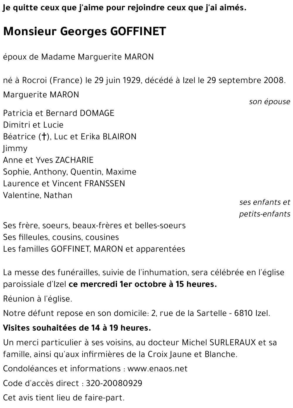Georges GOFFINET