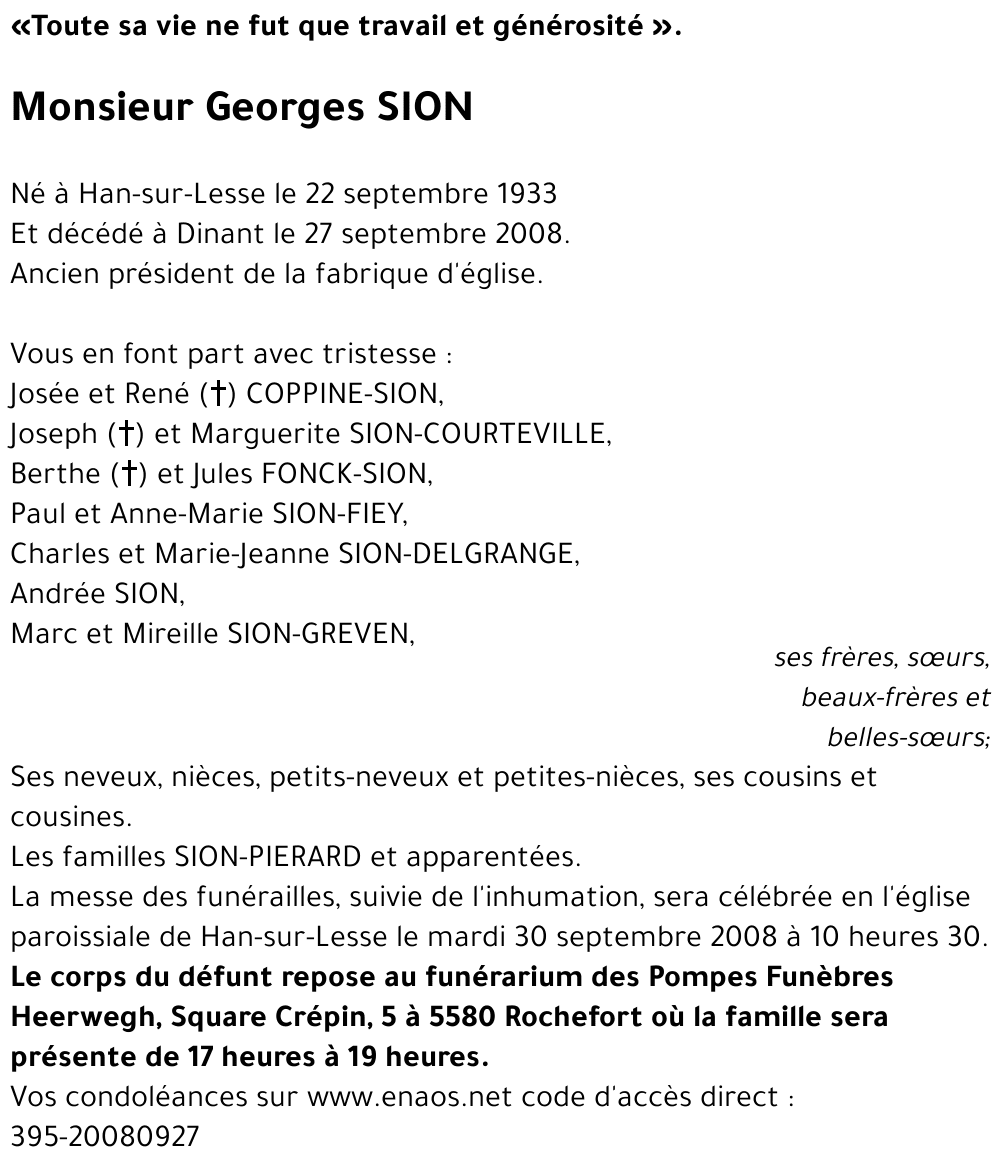 Georges SION