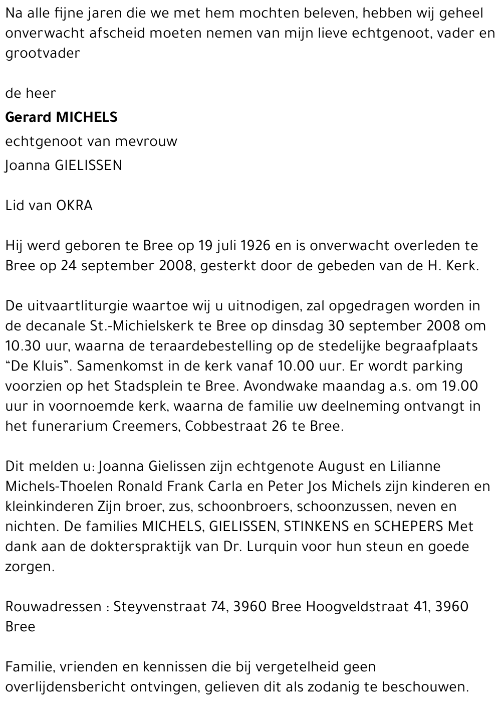 Gerard Michels