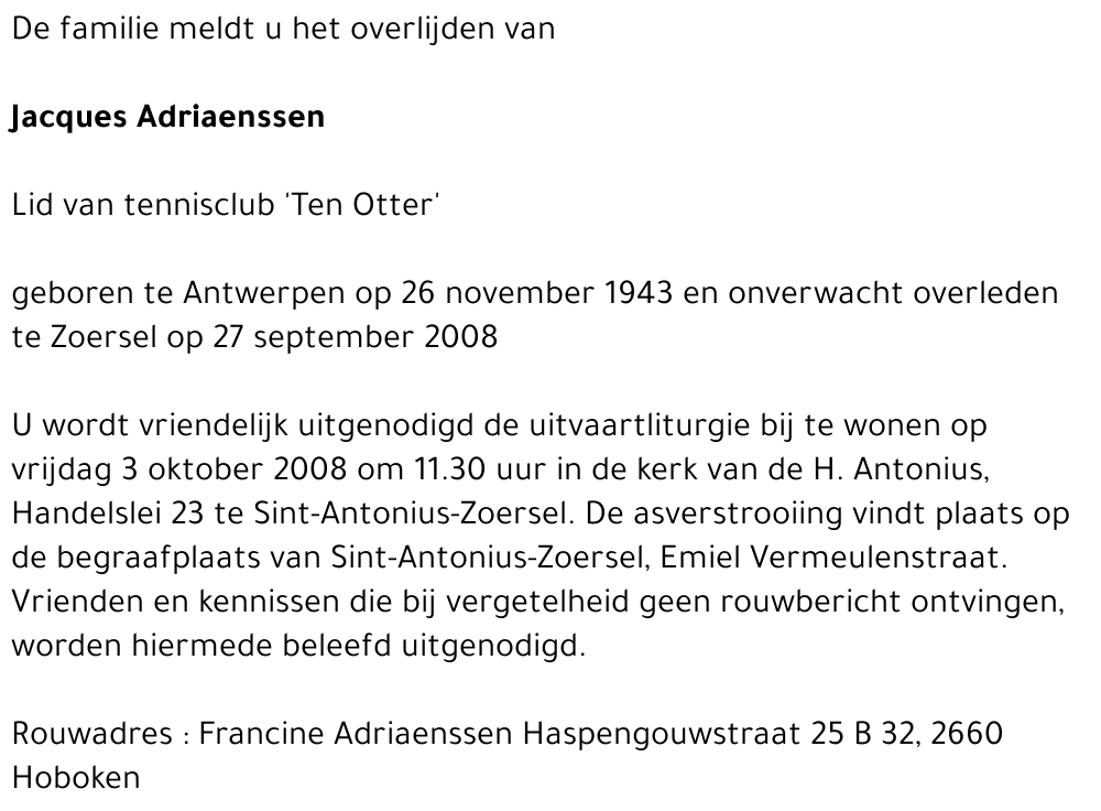 Jacques Adriaenssen