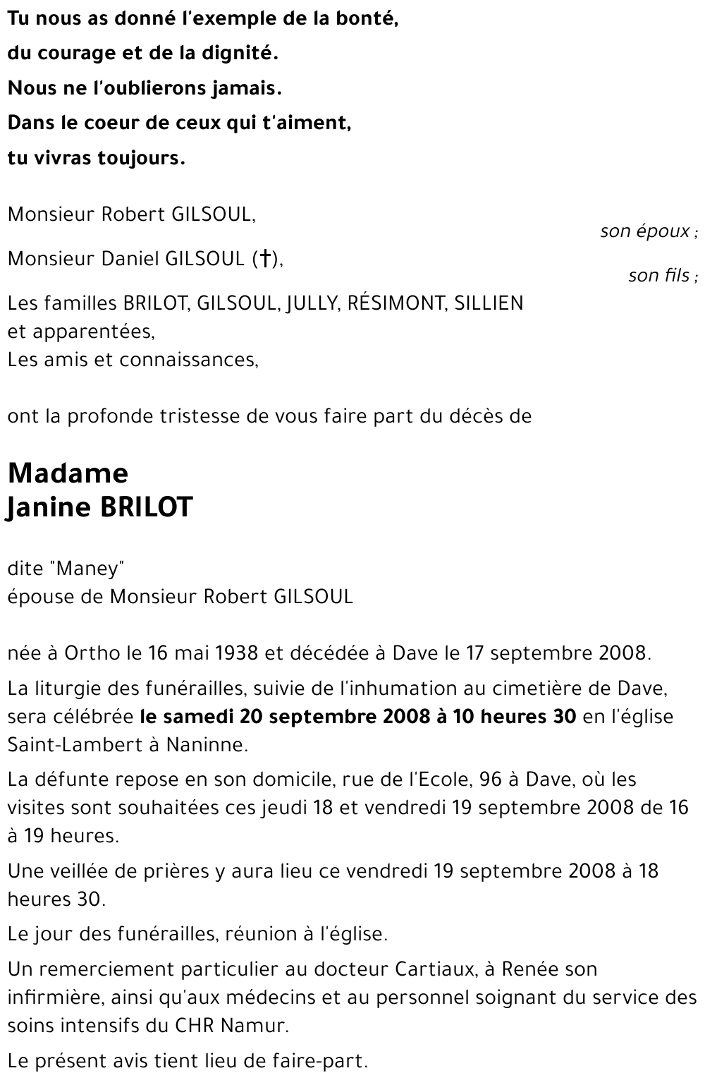 Janine BRILOT