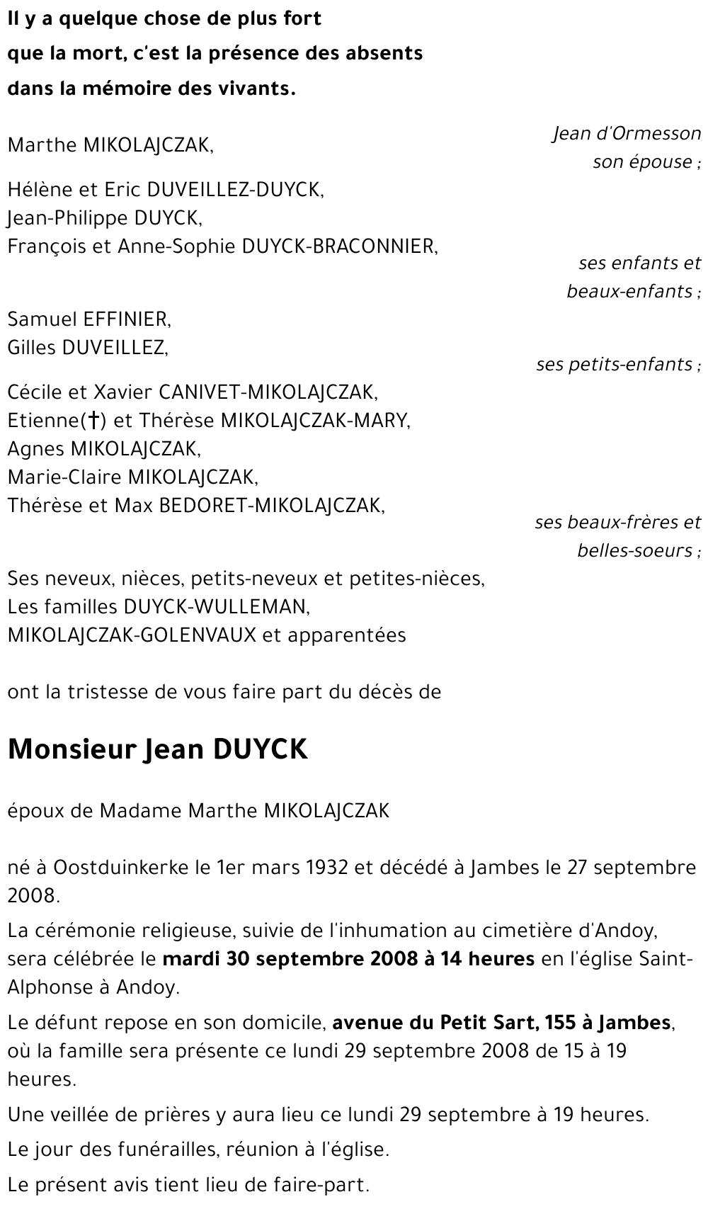 Jean DUYCK
