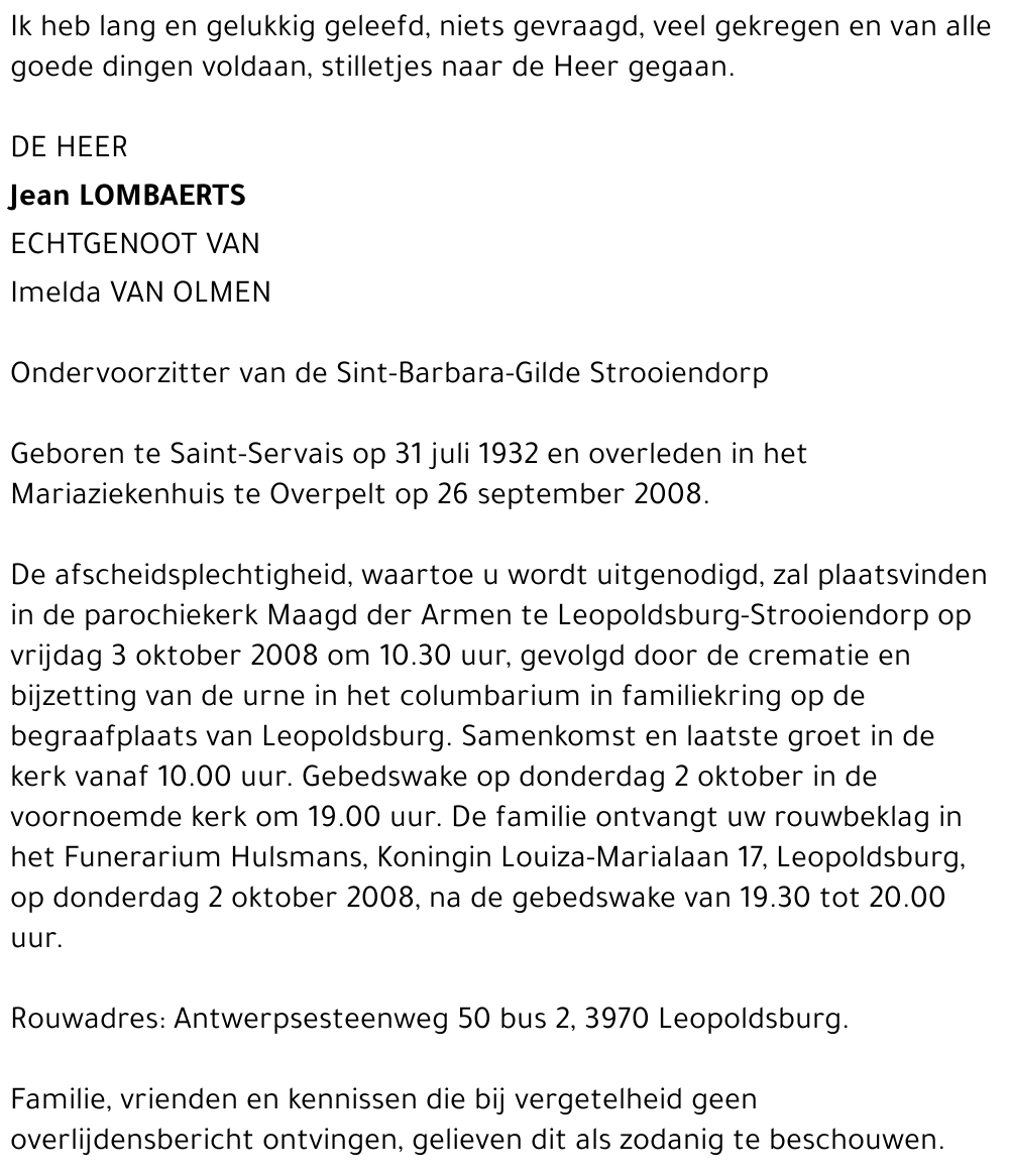 Jean Lombaerts