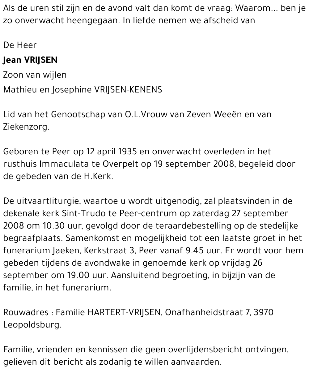 Jean Vrijsen