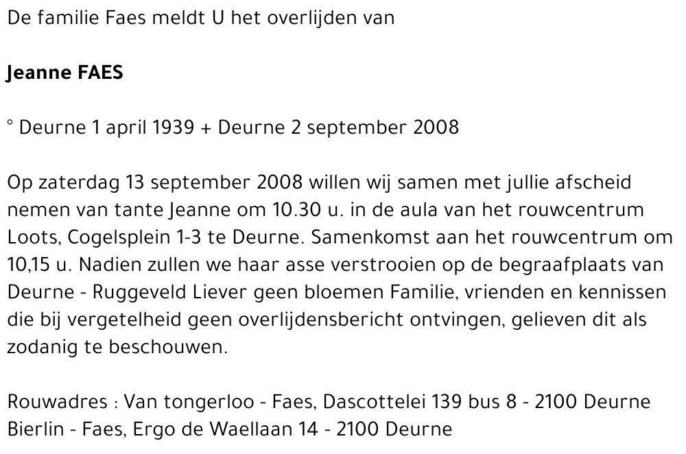 Joanna Faes