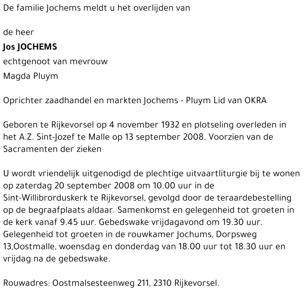 Jos Jochems