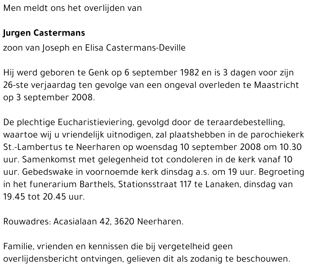 Jurgen Castermans