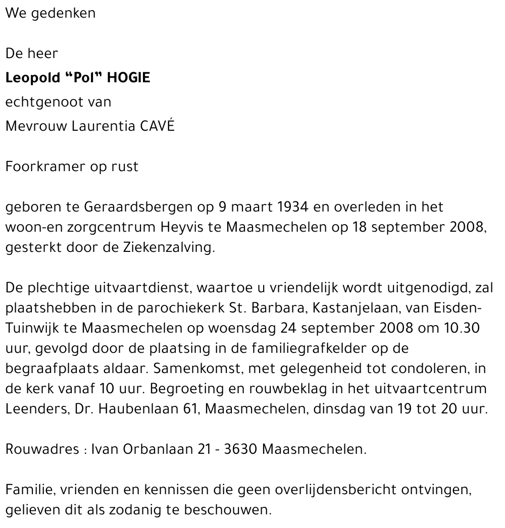 Leopold Hogie