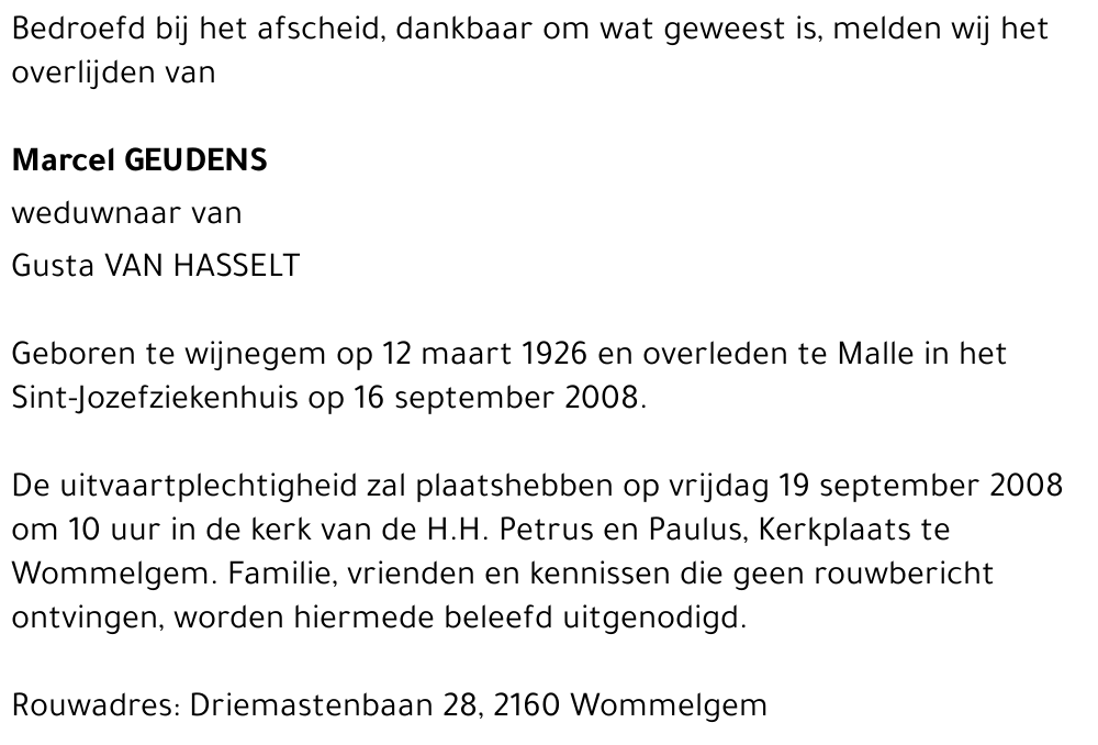 Marcel Geudens