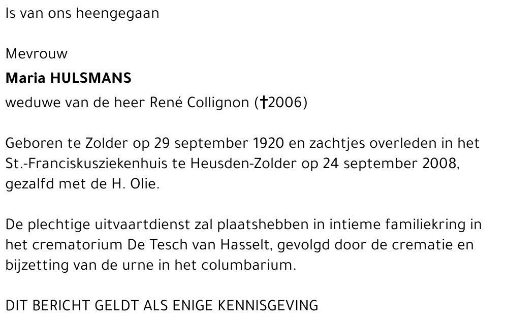 Maria Hulsmans