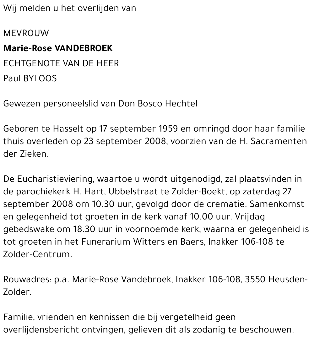 Marie-Rose Vandebroek