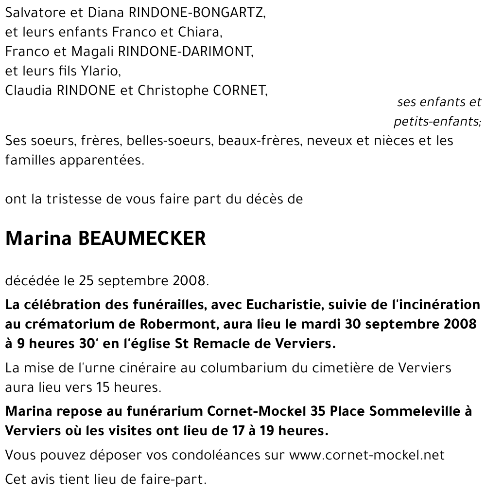 Marina BEAUMECKER