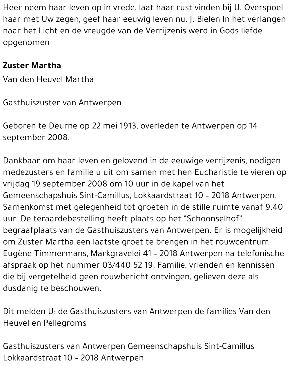 martha van den heuvel