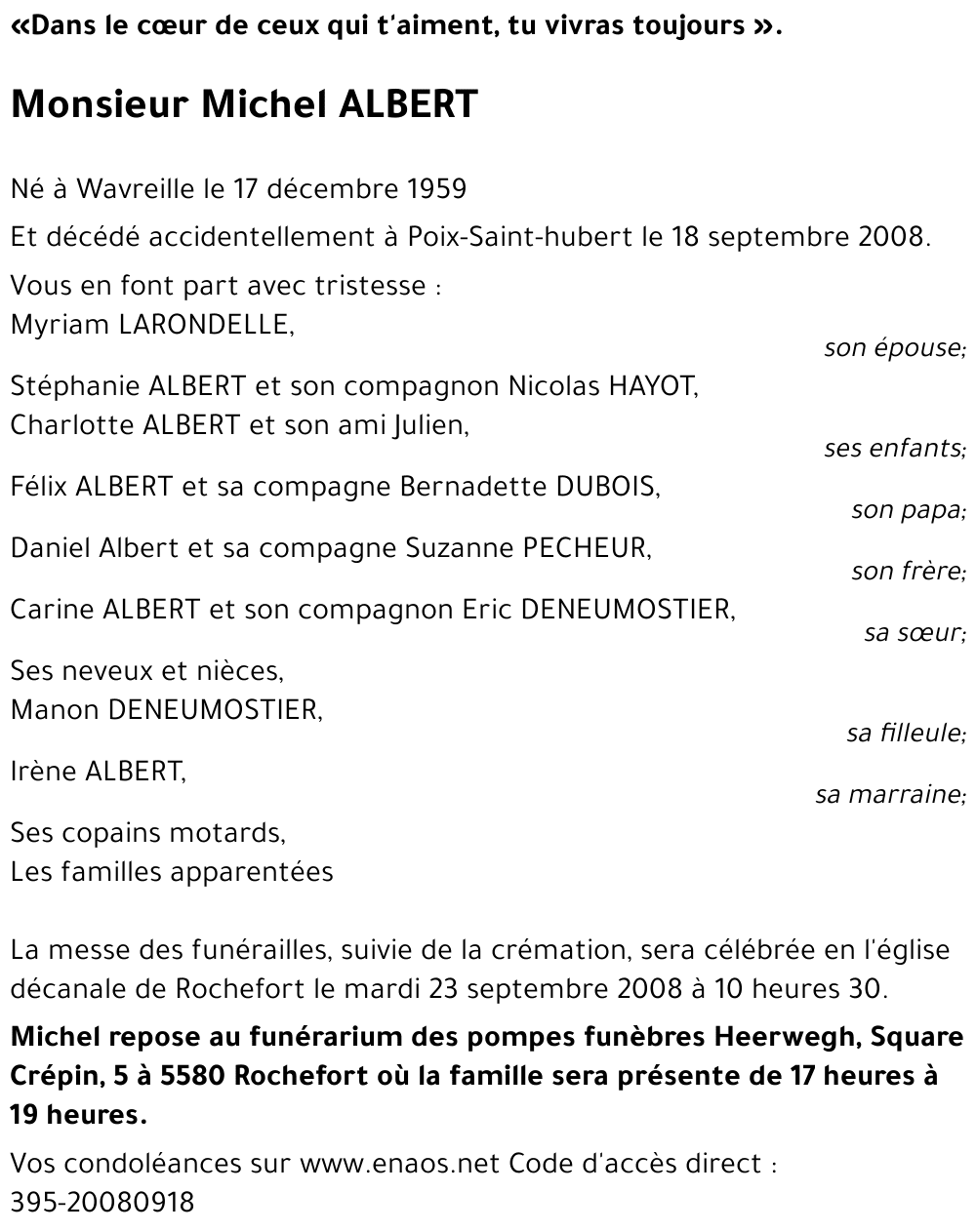 Michel ALBERT