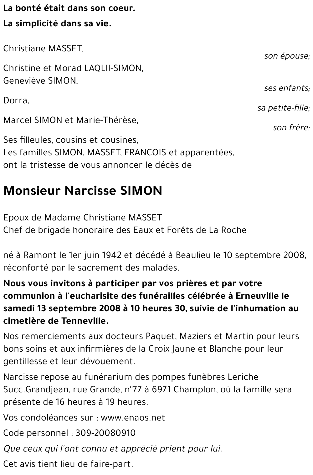 Narcisse SIMON