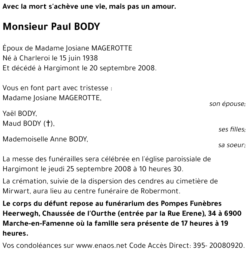 Paul BODY