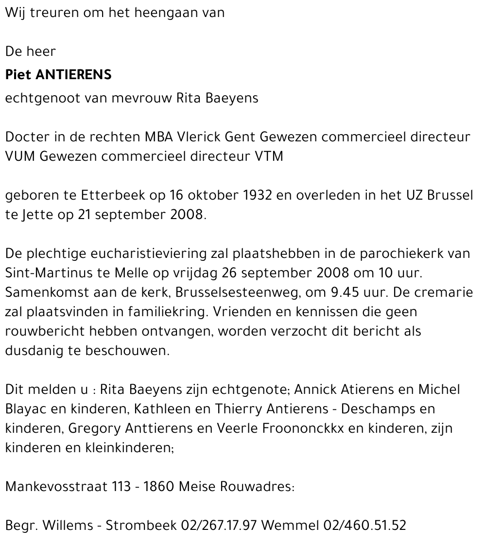Piet Antierens