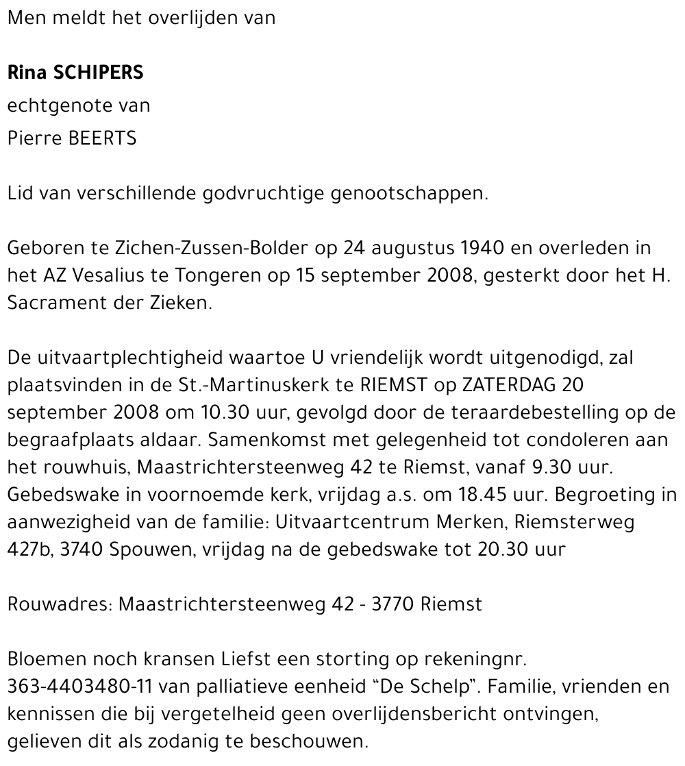 Rina Schipers