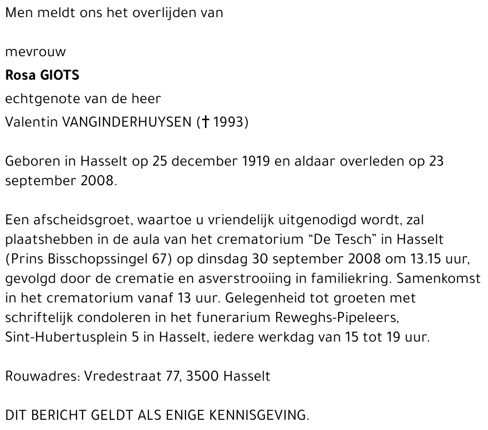 Rosa Giots