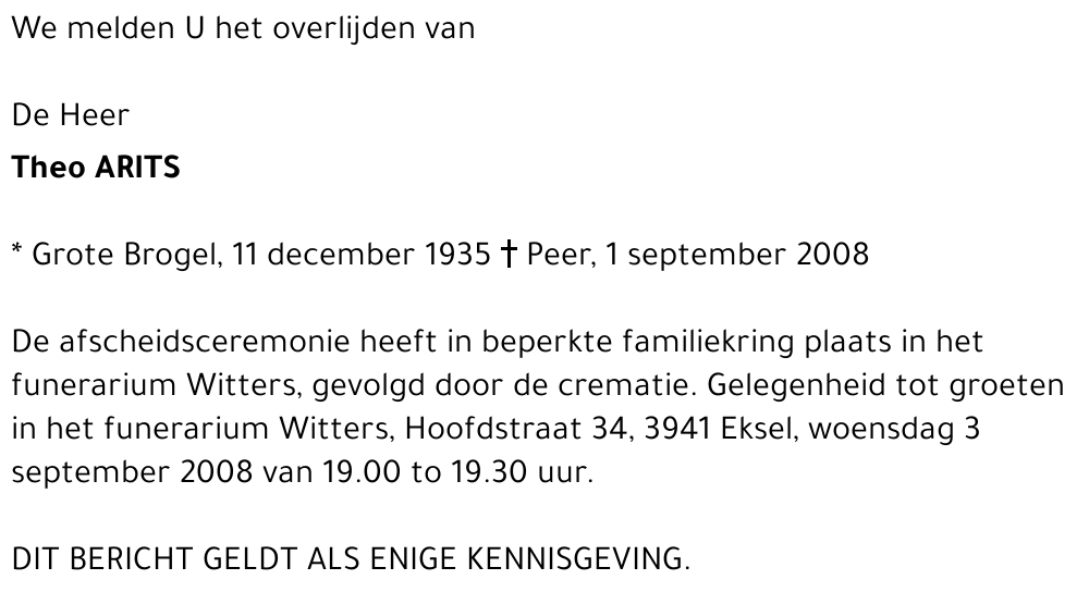 Theo Arits