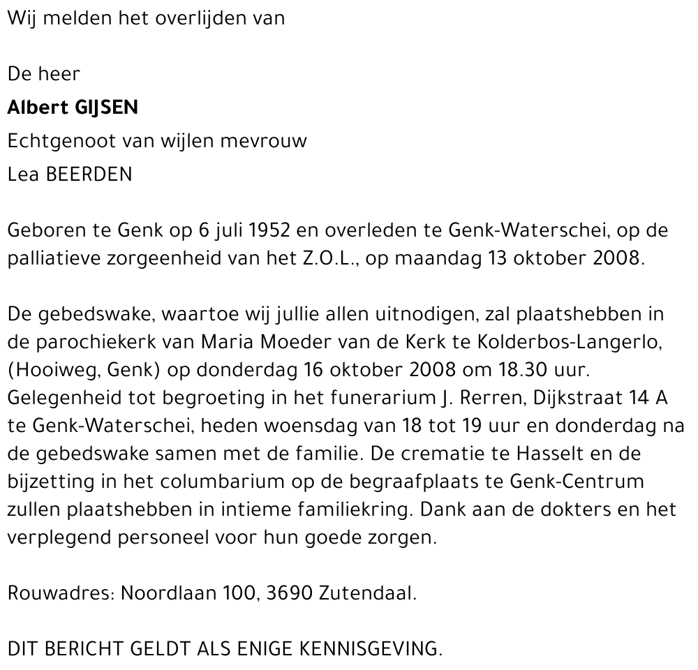 Albert GIJSEN