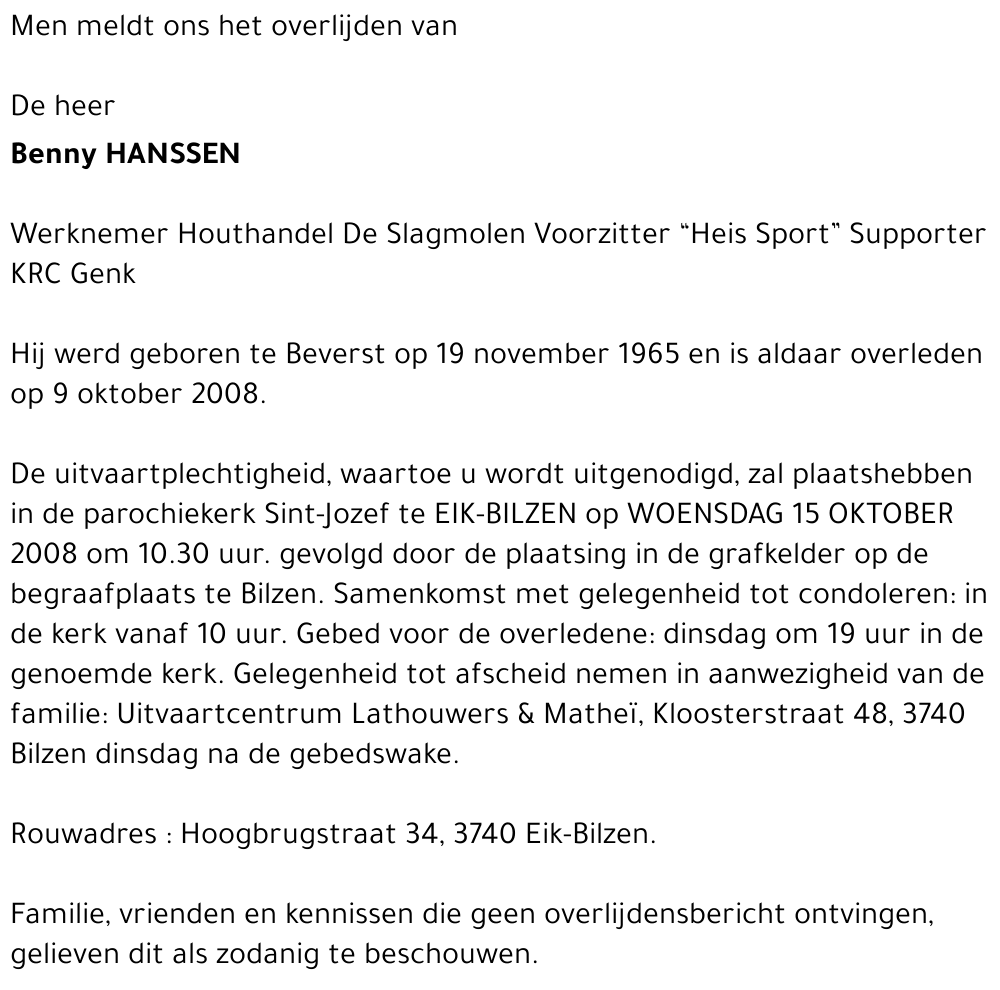 Benny Hanssen