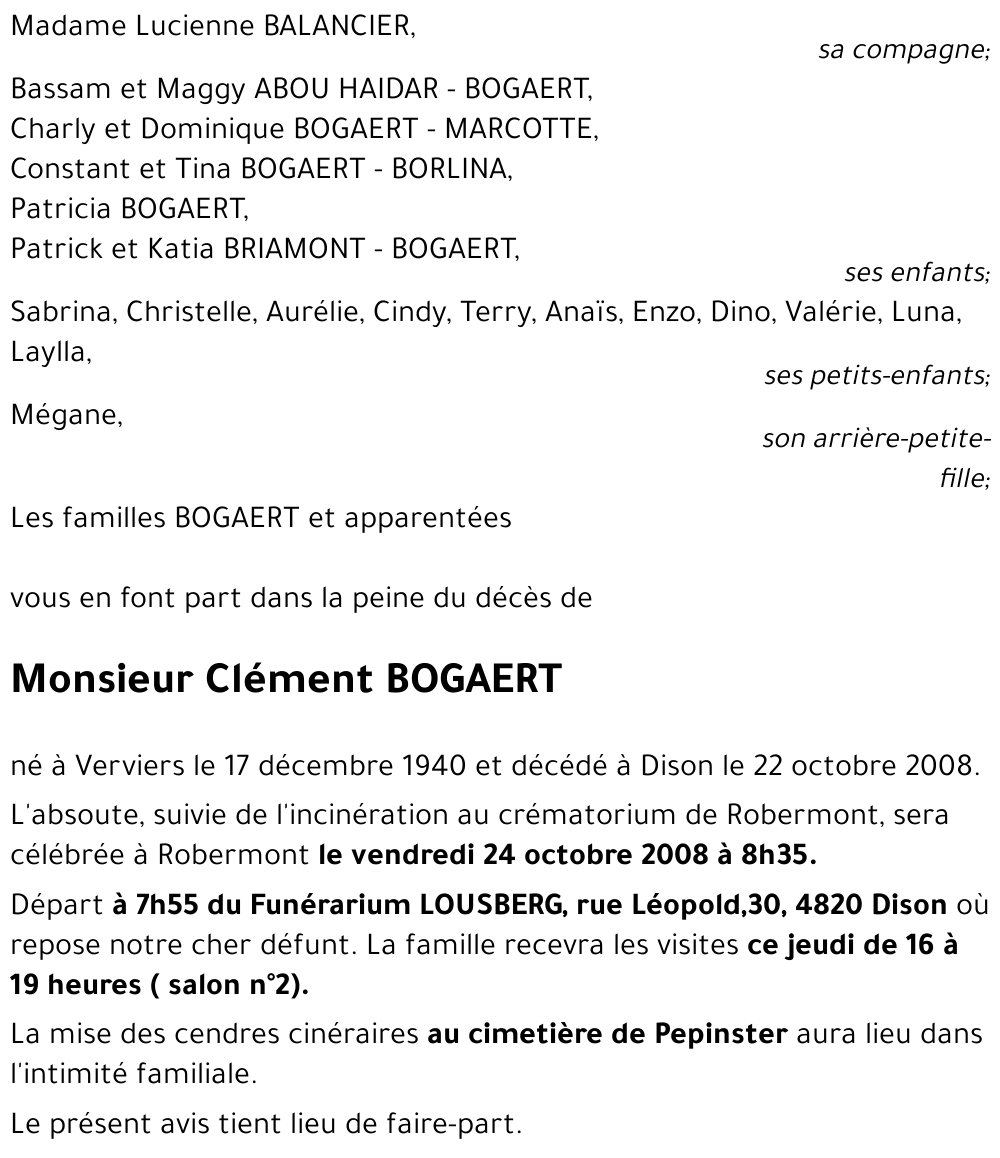 Clément BOGAERT