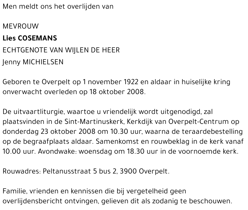Lies Cosemans