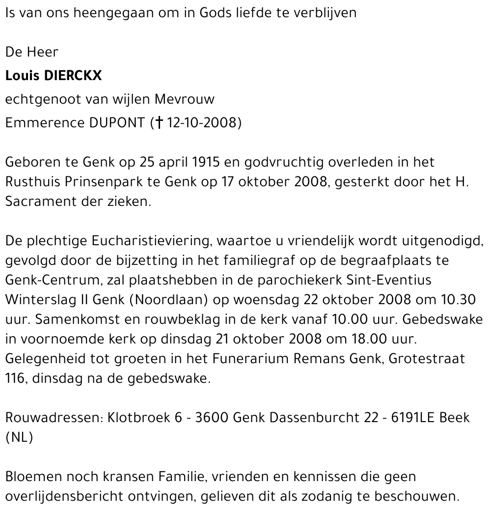 Louis DIERCKX