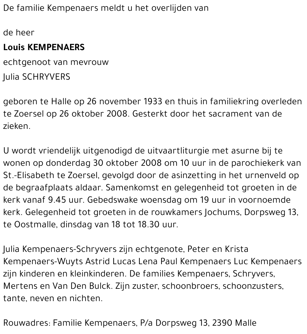 Louis Kempenaers