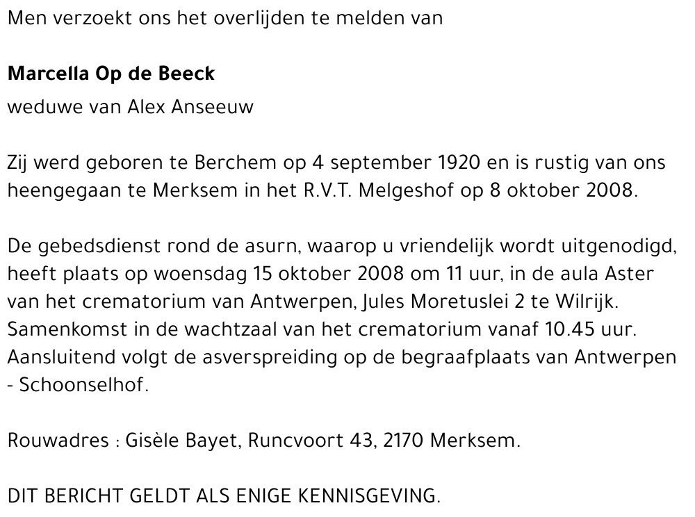 Marcella Op de Beeck