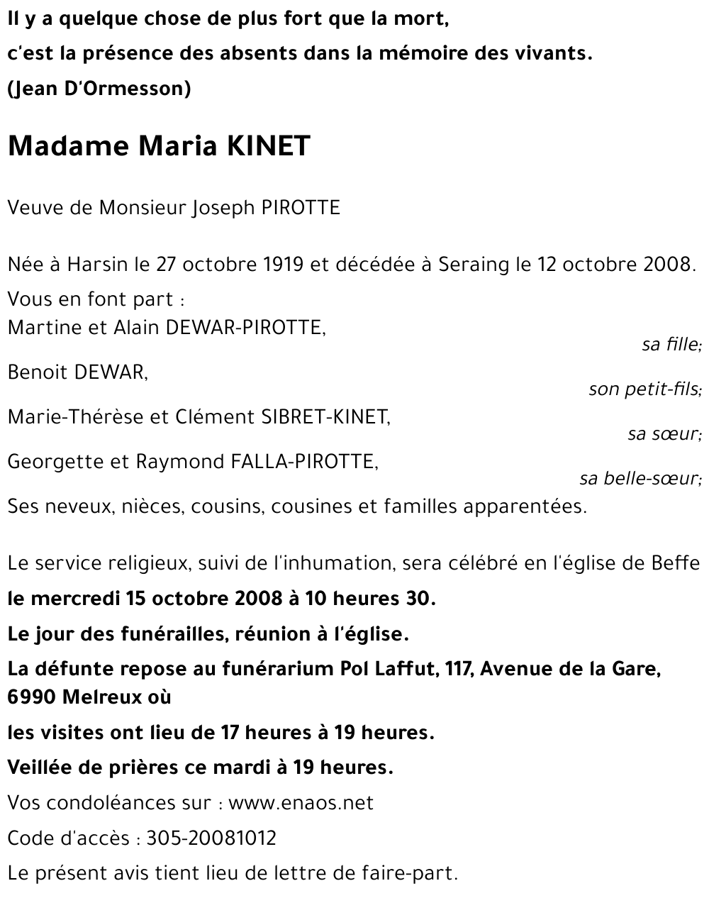 Maria KINET