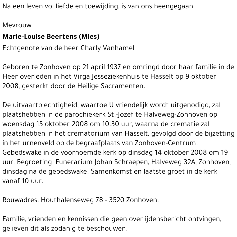 Marie-Louise Beertens