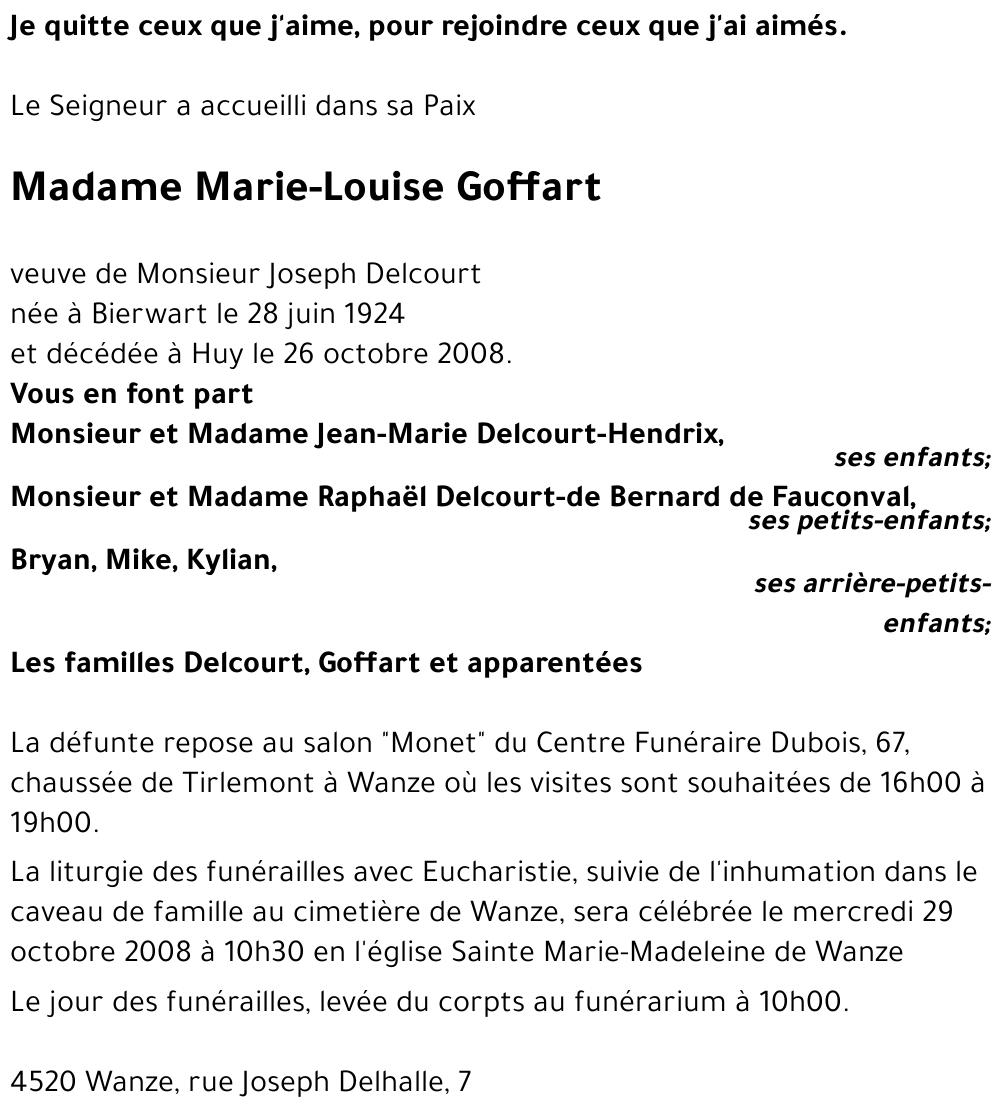 Marie-Louise Goffart